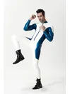 Two-color Contrast Long-sleeved Latex Catsuit Two-color Contrast Long-sleeved Latex Catsuit