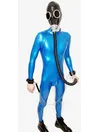 Long Sleeves High Collar Latex Catsuit Orion without Feet