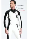 Long Sleeves Two-color Insignia Pattern Eye of Sauron Latex Catsuit Long Sleeves Two-color Insignia Pattern Eye of Sauron Latex Catsuit