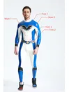 Bold V Pattern Fake Belt Pattern Male Valorous Latex Catsuit Bold V Pattern Fake Belt Pattern Male Valorous Latex Catsuit