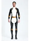 Fake Waistband Pattern Centaurus Latex Catsuit