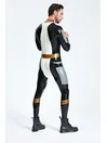 Fake Waistband Pattern Centaurus Latex Catsuit