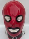 Mask Open Eyes Open Mouth Nostril Latex Hood Mask Open Eyes Open Mouth Nostril Latex Hood