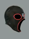 Latex Exterminator Mask Hole Eyes