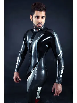 Motorrad Racer Latex Catsuit V12