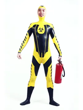 Biohazard Shiny Latex Catsuit