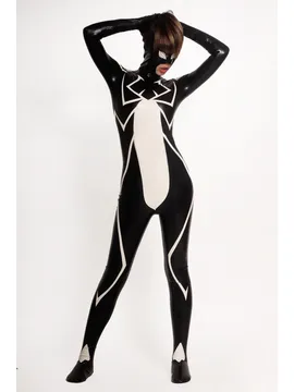 Full Body Women Bugger Latex Catsuit
