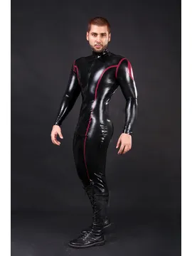 Wetlook Skintights Front Zipper Latex Catsuit