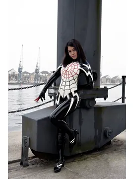 Women Latex Clothing Latex Spidey Catsuit