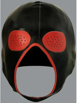 Latex Exterminator Mask Highlighted Mesh Eyes